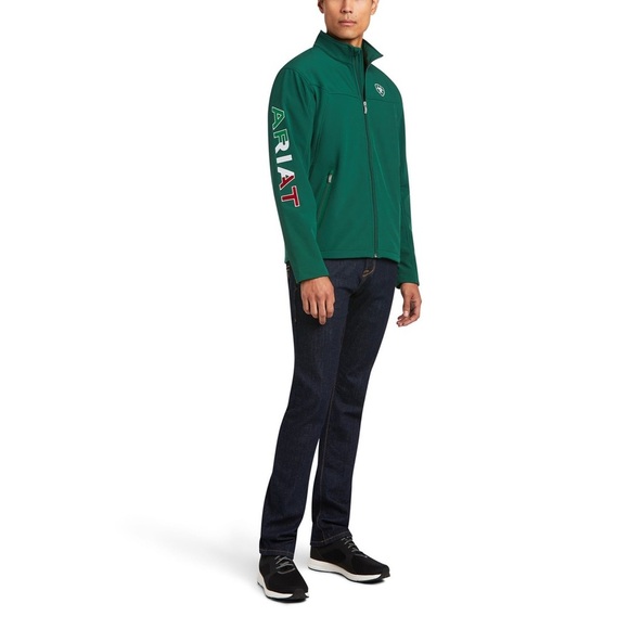 Nwt! Ariat softshell team Mexico jacket - Picture 3 of 4